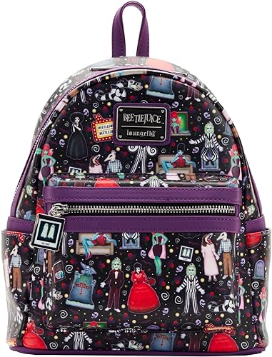 Loungefly Beeteljuice Icons Mini Backpack