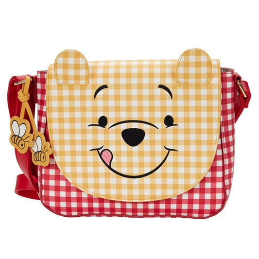Loungefly Disney Winnie the Pooh Gingham Cosplay Crossbody Bag