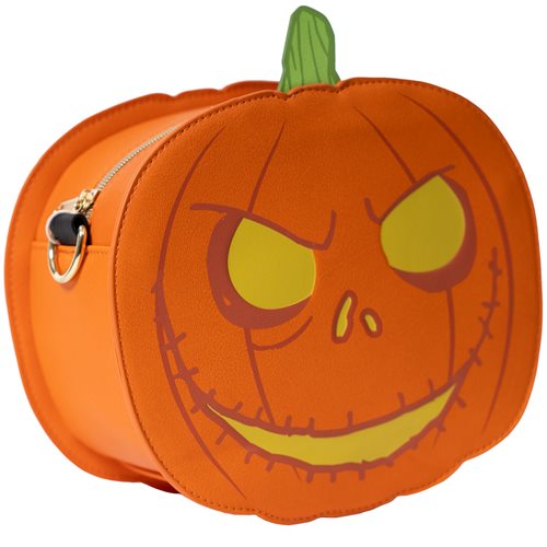 Loungefly The Nightmare Before Christmas Jack-o'-Lantern Glow-in-the-Dark Crossbody Purse - Entertainment Earth Exclusive