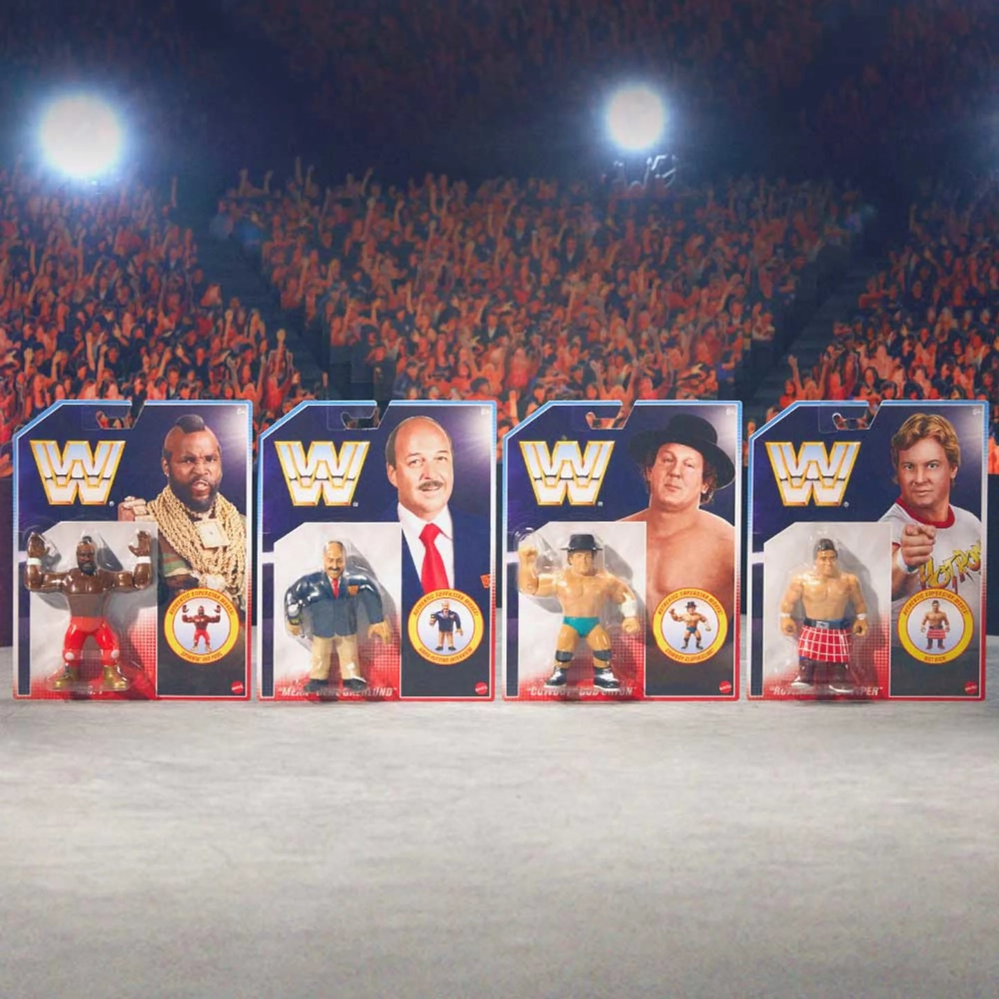 WWE Retro Figures Set Wave 1