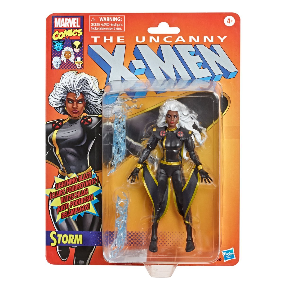 X-Men Retro Marvel Legends 6-Inch Black Outfit Storm Action Figure